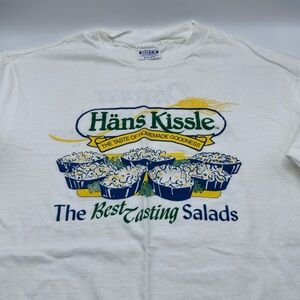 Vintage Hans Kissle Shirt The Best Tasting Salad Homemade Goodness XL Made USA
